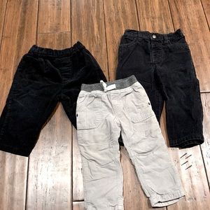 3 pairs of corduroy pants